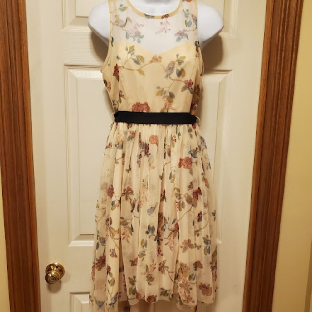 Disney Dress by LC Lauren Conrad forest print Sz 2